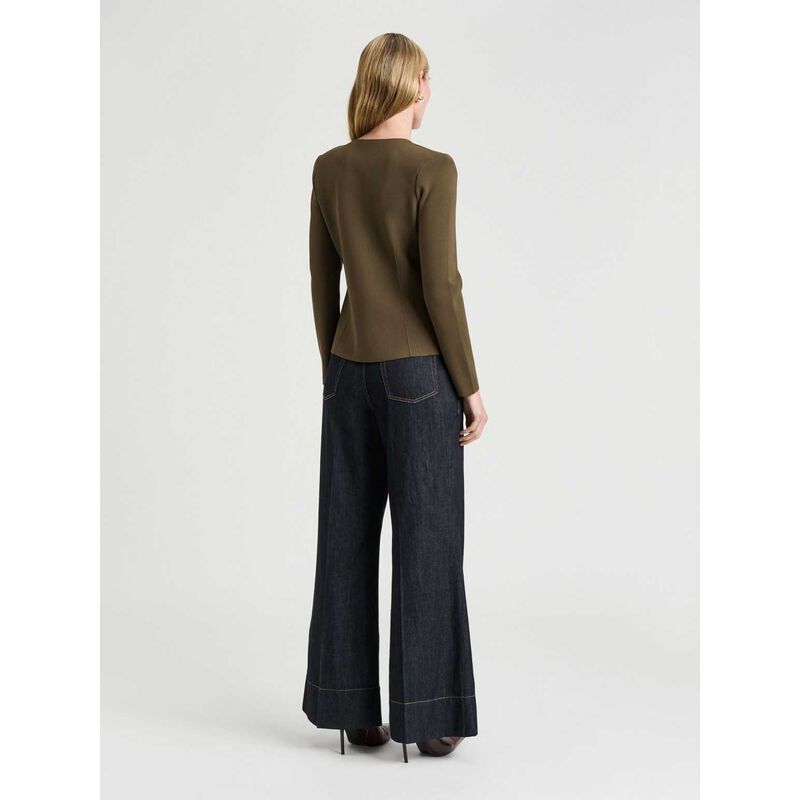 Veronika Maine Milano Round Neck Jacket image number 1